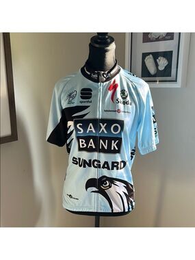Men's Blue Cycling Jersey
